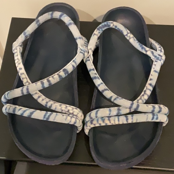Isabel Marant suede tie dye sandal - Picture 1 of 2